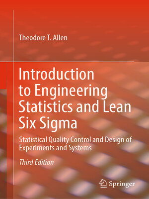 cover image of Introduction to Engineering Statistics and Lean Six Sigma